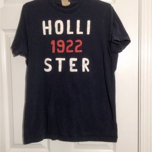 Hollister 1922 Black Surfer Cut Short Sleeve T Shirt Size L